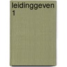 Leidinggeven 1 door Broek