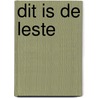 Dit is de leste by L. 'T. Sielje