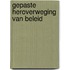 Gepaste heroverweging van beleid