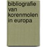 Bibliografie van korenmolen in europa