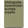 Bibliografie korenmolen europa supple. door Houwaard