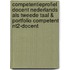 Competentieprofiel Docent Nederlands als Tweede Taal & Portfolio Competent NT2-docent