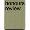 Honours review door Bernd Kortmann