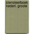 Stenoleerboek nederl. groote