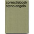 Correctieboek steno Engels