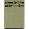Meesterlijke antwoorden door Anton Stam