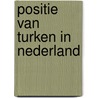 Positie van Turken in Nederland by A.H. de Groot