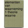 Elementen van waarneming 1 theorie waarne door Nicholas Meyer