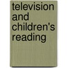 Television and children's reading by C.M. Koolstra
