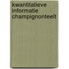 Kwantitatieve informatie champignonteelt door A.J.J. van Roestel
