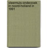 Vleermuis-onderzoek in noord-holland in 1991 door Onbekend