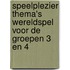 Speelplezier thema's wereldspel voor de groepen 3 en 4