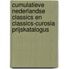 Cumulatieve Nederlandse classics en classics-curosia prijskatalogus door K. de Krijger