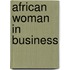African woman in business