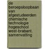 De beroepsloopbaan van afgestudeerden chemische technologie hogeschool West-Brabant. samenvatting