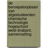 De beroepsloopbaan van afgestudeerden chemische technologie hogeschool West-Brabant. samenvatting by J.M.A.G. Maas