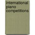 International piano competitions