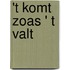 't Komt zoas ' t valt