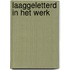 Laaggeletterd in het werk