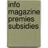 Info magazine premies subsidies