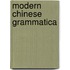 Modern chinese grammatica