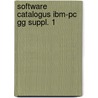 Software catalogus ibm-pc gg suppl. 1 door Aben