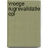 Vroege rugrevalidatie cpl