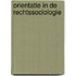 Orientatie in de rechtssociologie
