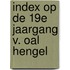 Index op de 19e jaargang v. oal hengel