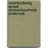 Nederlandstalig spraak verstaanbaarheids onderzoek by M. De Bodt