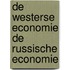 De westerse economie de russische economie