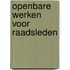 Openbare werken voor raadsleden