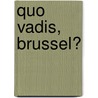 Quo vadis, Brussel? door M. Deweerdt