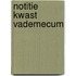 Notitie kwast vademecum