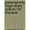 Patienteninfo hoge dosis jodium-131 therapie door N. Bergans