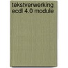 Tekstverwerking ECDL 4.0 module door W. van de Veerdonk