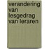 Verandering van lesgedrag van leraren