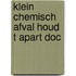 Klein chemisch afval houd t apart doc