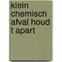 Klein chemisch afval houd t apart