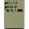 Poolse poezie 1976-1986 by Unknown