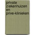 Private ziekenhuizen en prive-klinieken