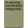 On parsing coordination categorially by Cremers