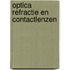 Optica refractie en contactlenzen