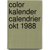 Color kalender calendrier okt 1988 door Onbekend