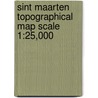 Sint Maarten topographical map scale 1:25,000 door Onbekend