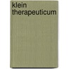 Klein therapeuticum door Yzer