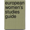European women's studies guide door C. Krops