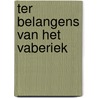 Ter belangens van het vaberiek door W. Visscher