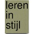 Leren in stijl