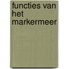 Functies van het Markermeer door Nijman